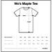 Ladies Style T-Shirt Size Guide
